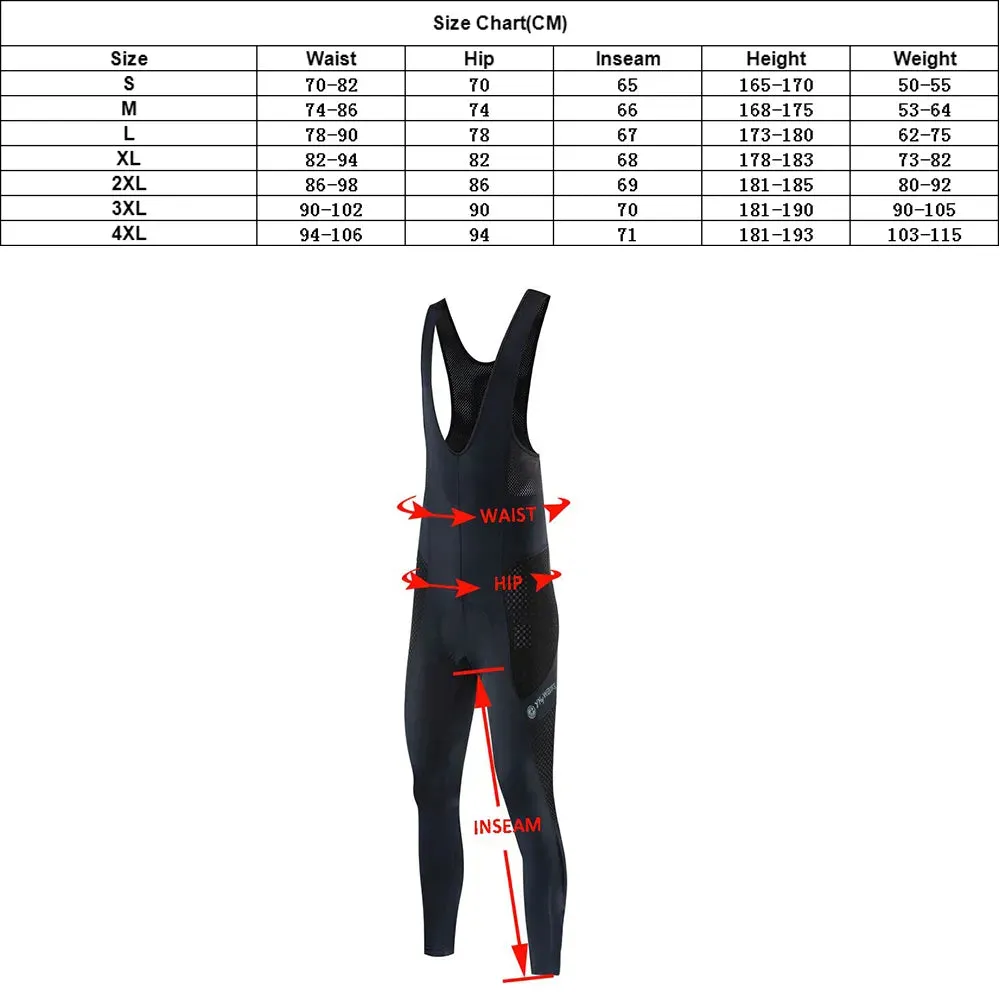 2022 Spring Autumn Cycling Pants Men PRO Bike Long  Pants Cool Breathable Cycling bib Pants Quick Dry Bike Tight MTB