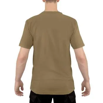 Athletic Fit Solid Color Military T-Shirt