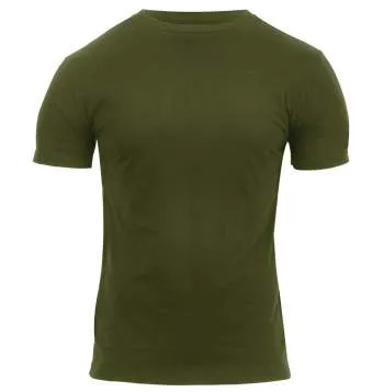 Athletic Fit Solid Color Military T-Shirt