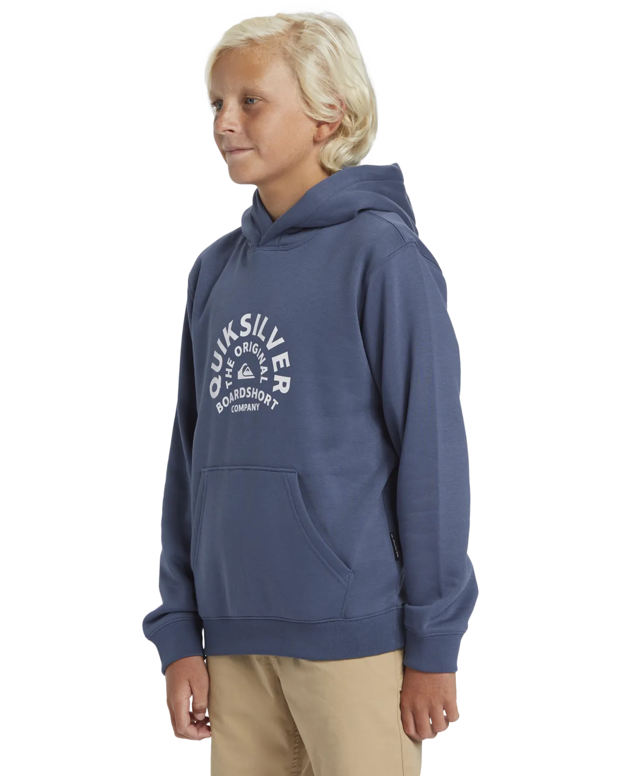 Boys Graphic Hoodie in Vintage Indigo