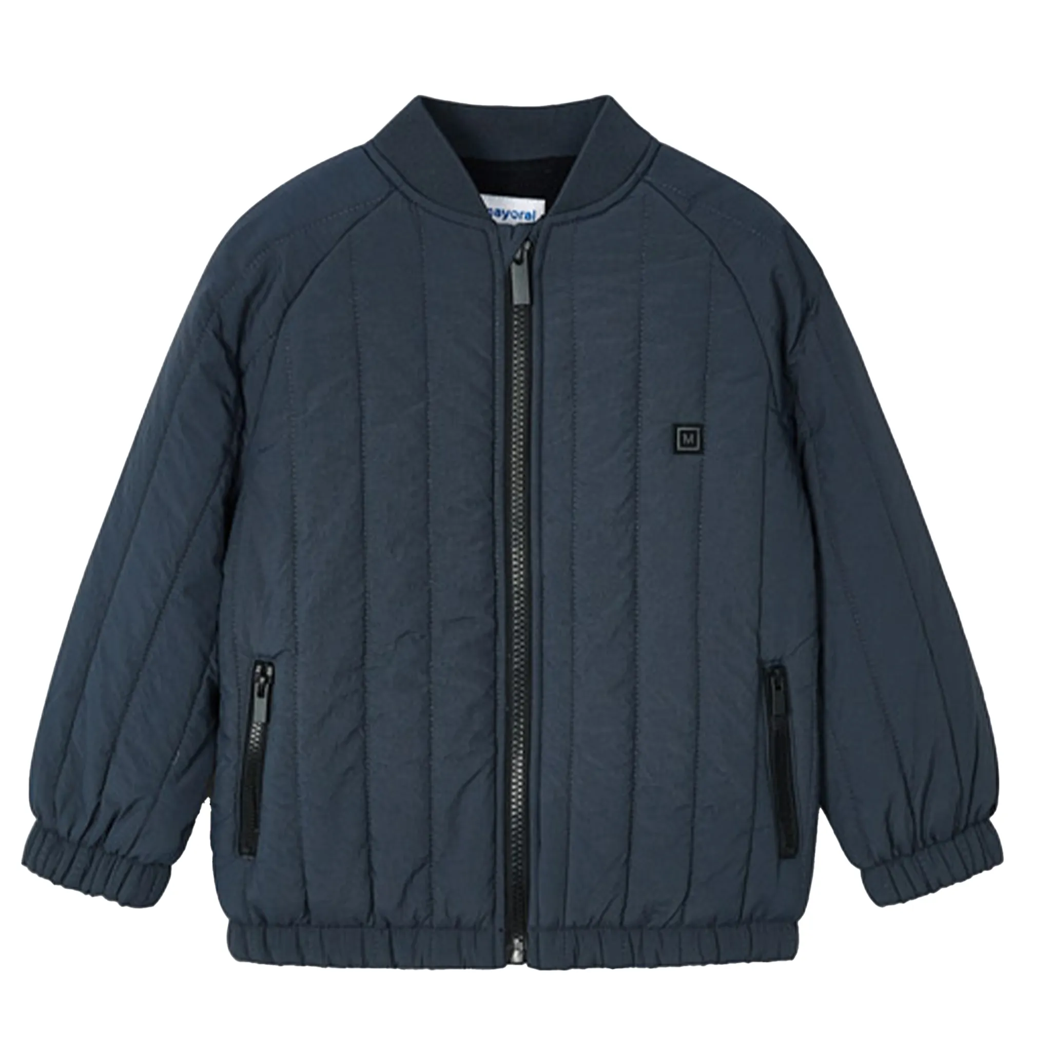 Boys Kids Padded Jacket-Charcoal