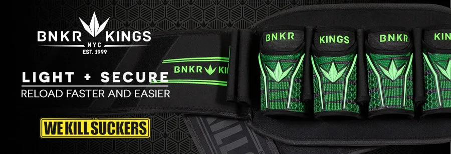 Bunker Kings Fly Pack 4 7 Harness - Lime Laces