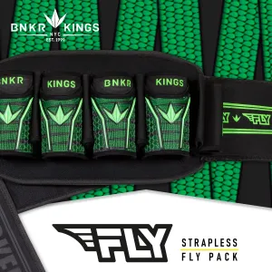 Bunker Kings Fly Pack 4 7 Harness - Lime Laces