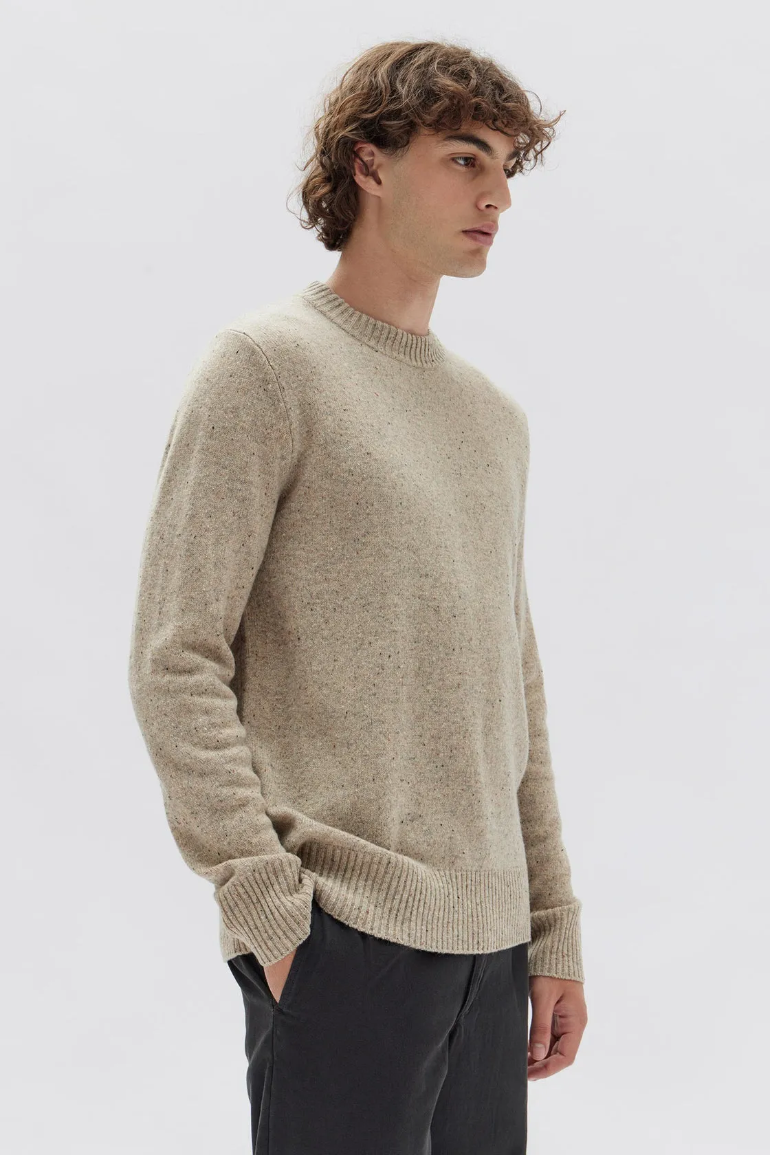 Carson Knit - Stone Marle