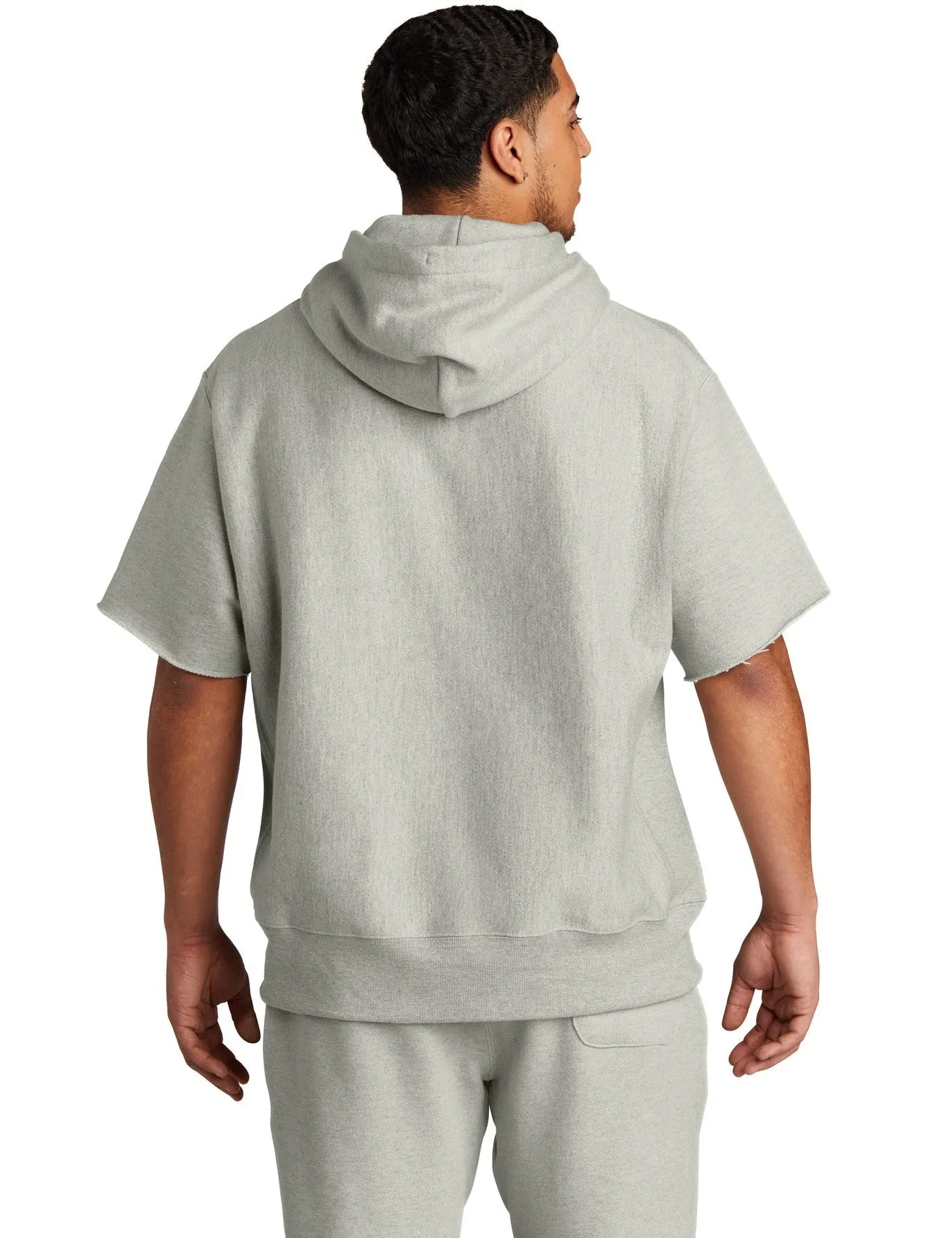 Champion  Reverse Weave  Short Sleeve Hooded Sweatshirt