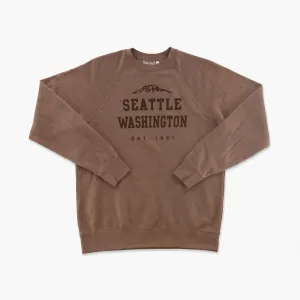 College Element Salted Caramel Seattle Crewneck