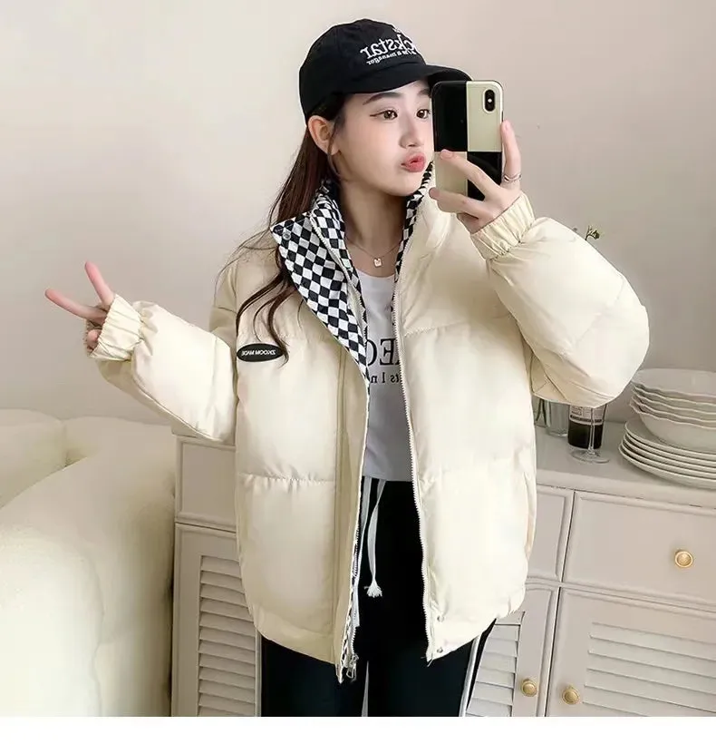 Cotton Padded Puffer Thick Parkas Jackets