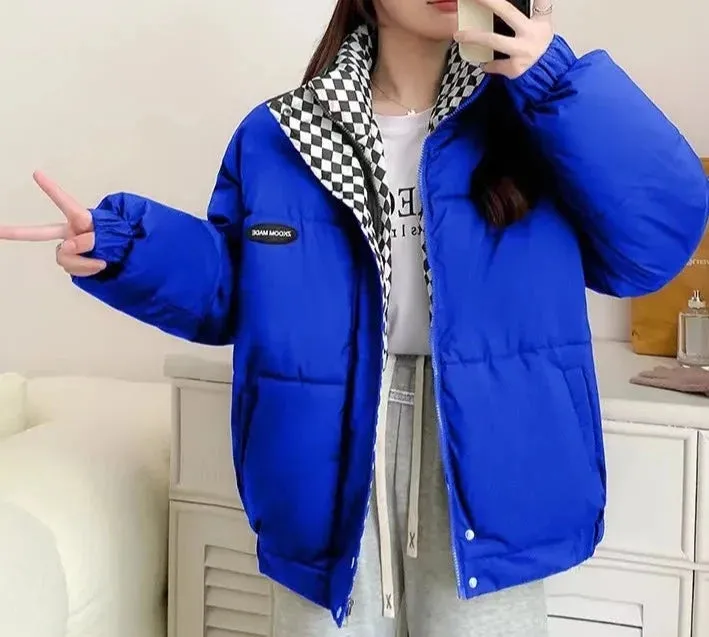 Cotton Padded Puffer Thick Parkas Jackets