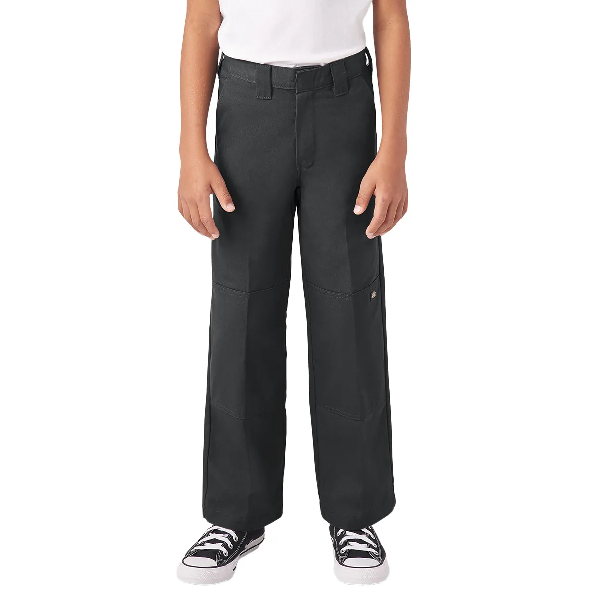 DIckies Boys' Double Knee Work Pants - Black