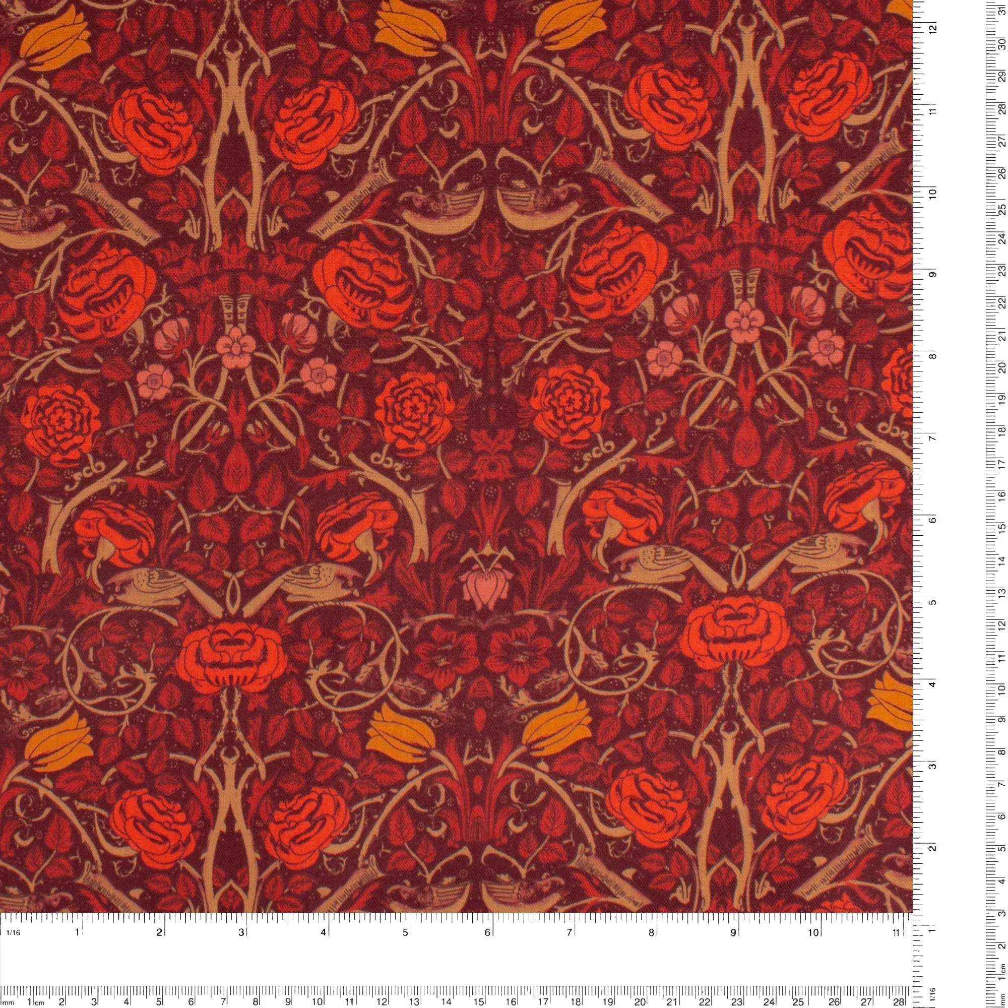 Digital Printed Twill - PRIYA - 003 - Red