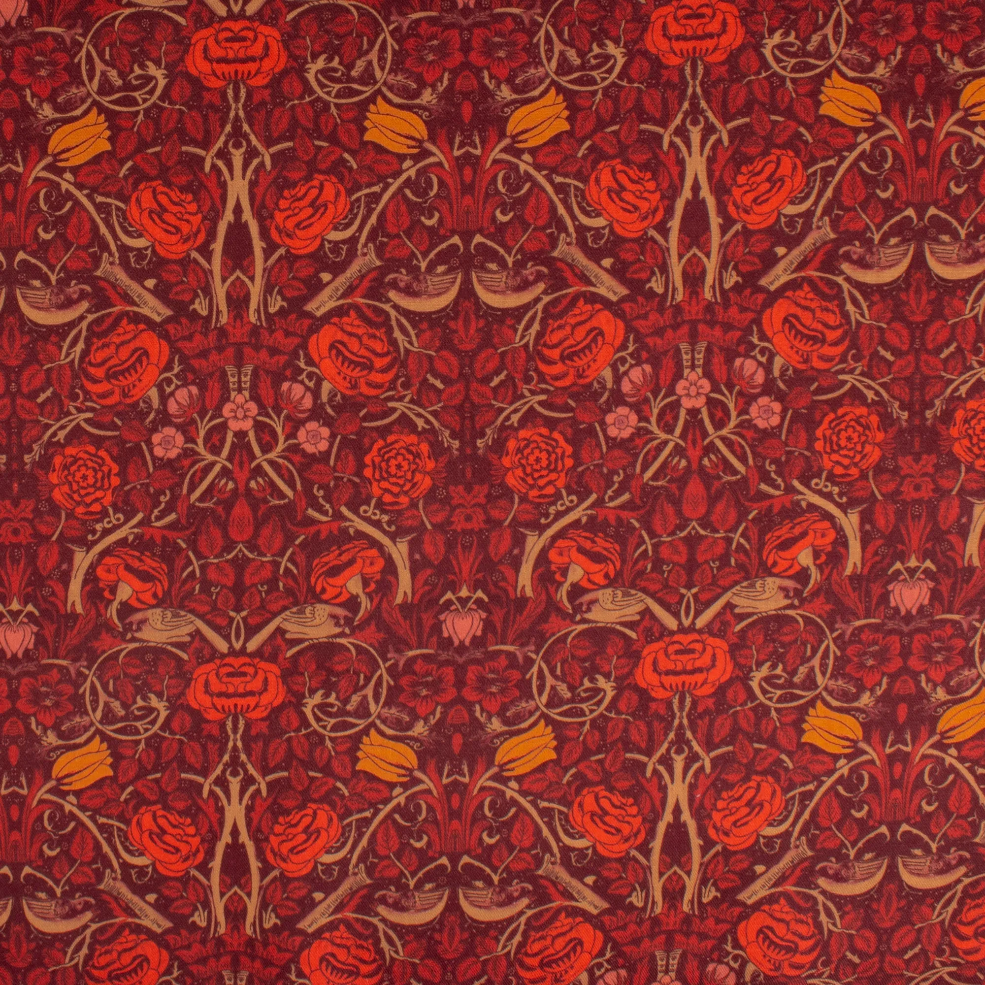 Digital Printed Twill - PRIYA - 003 - Red