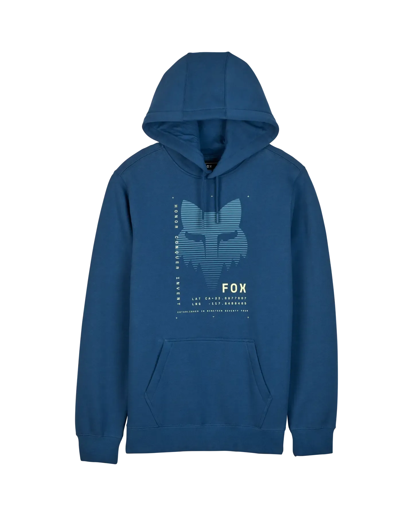 Dispute Fleece Hoodie in Indigo