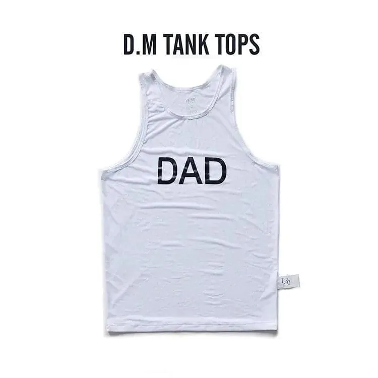 D.M Dad Ice Silk Vest Men's Tops