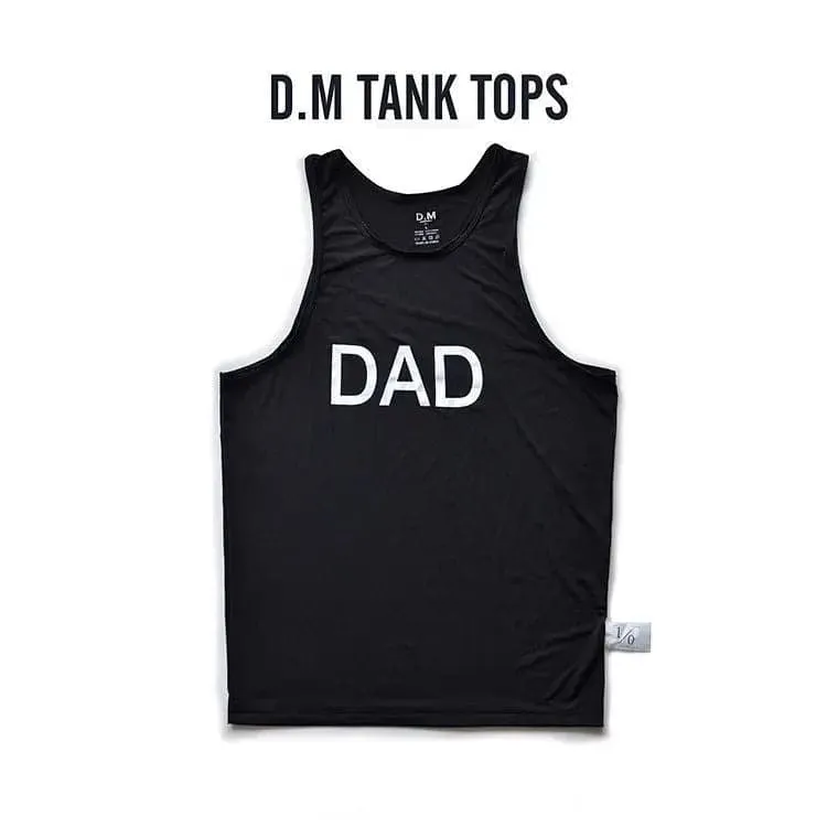 D.M Dad Ice Silk Vest Men's Tops