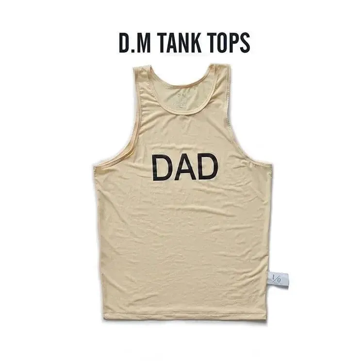 D.M Dad Ice Silk Vest Men's Tops