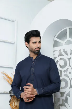 ER 486 Blue Edge Republic Kurta Pajama For Men