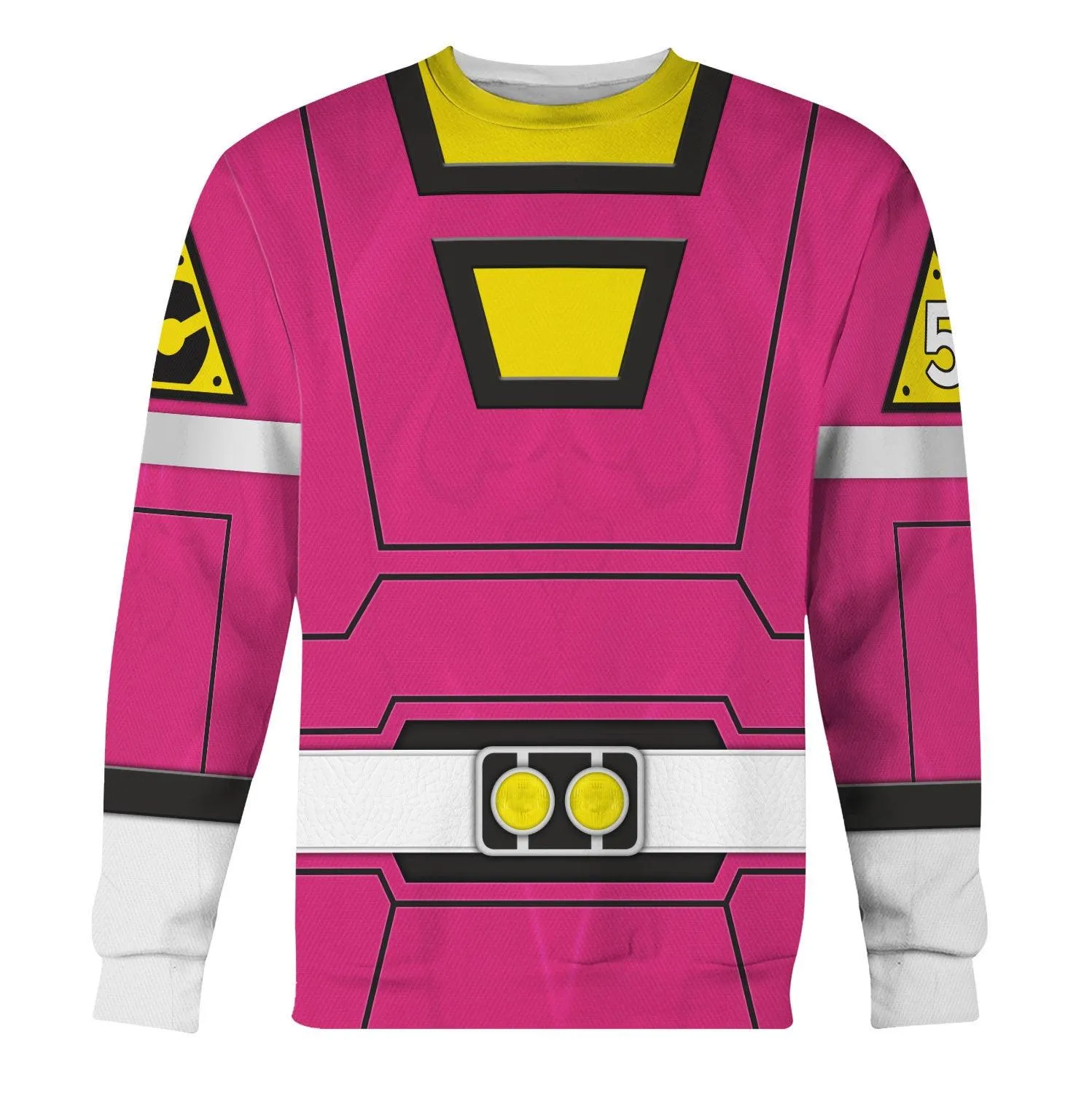 Gearhomie Pink Power Rangers Turbo Hoodies Sweatshirt T-shirt Hawaiian Tracksuit