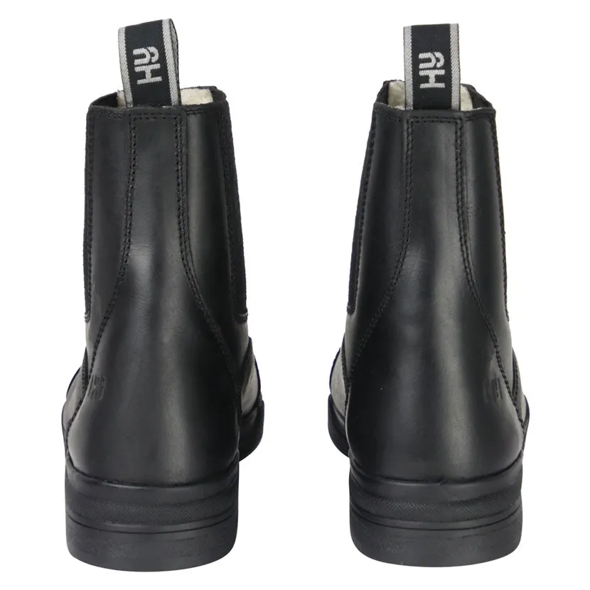 HyLAND Fleece Lined Zipped Wax Leather Jodhpur Boot