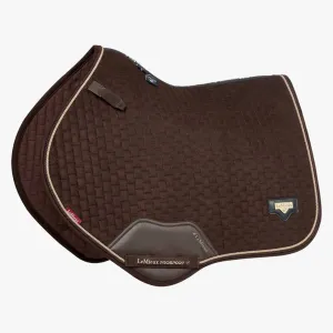 Lemieux Puissance Suede Close Contact Saddle Pad - Brown