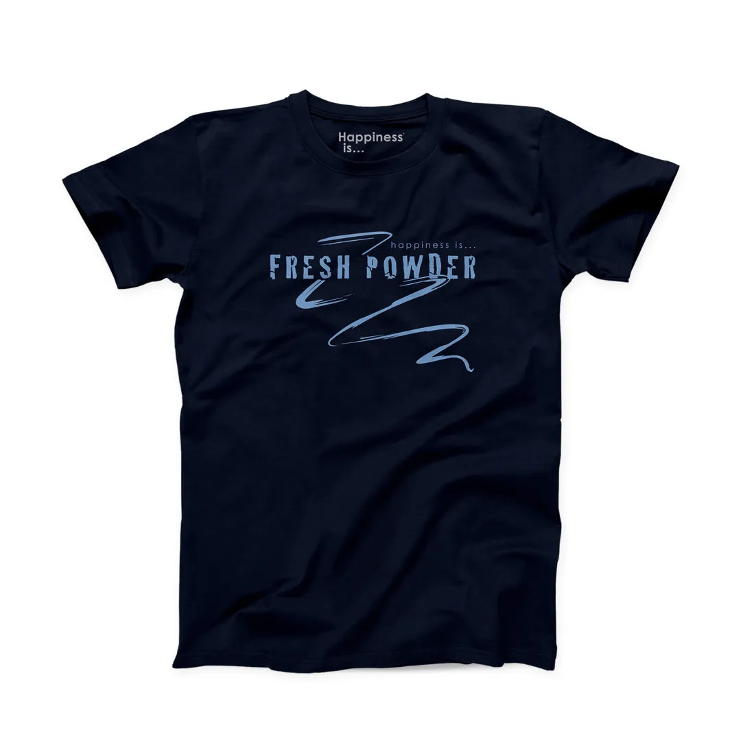 Men's Fresh Powder T-Shirt, Navy