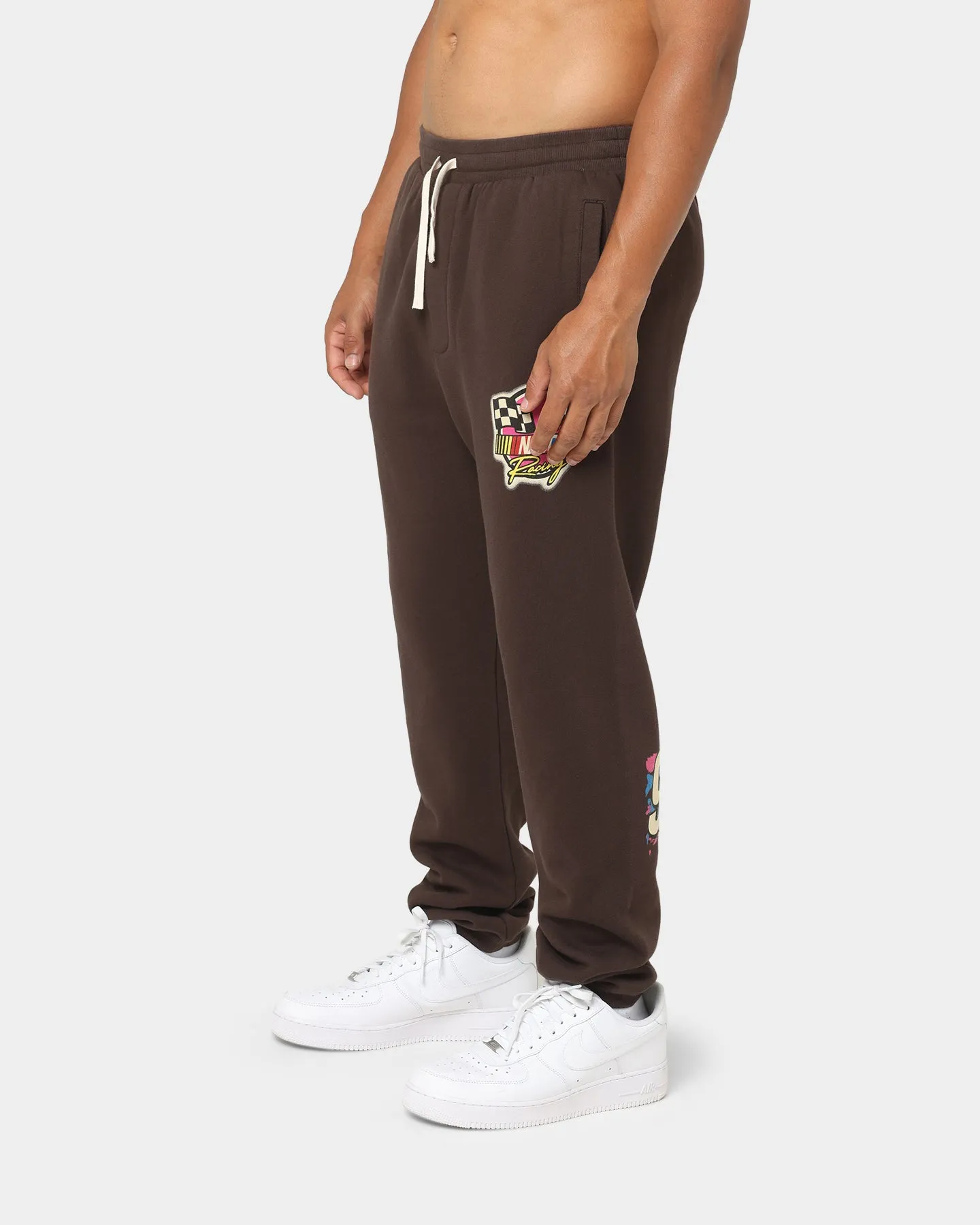 NASCAR NASCAR Team '94 Baggy Track Pants Chocolate Brown