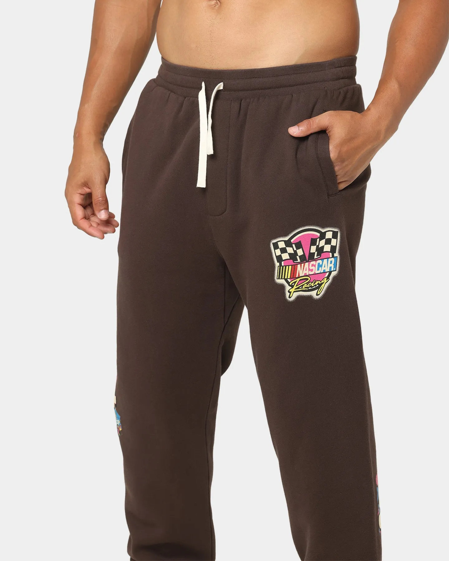 NASCAR NASCAR Team '94 Baggy Track Pants Chocolate Brown