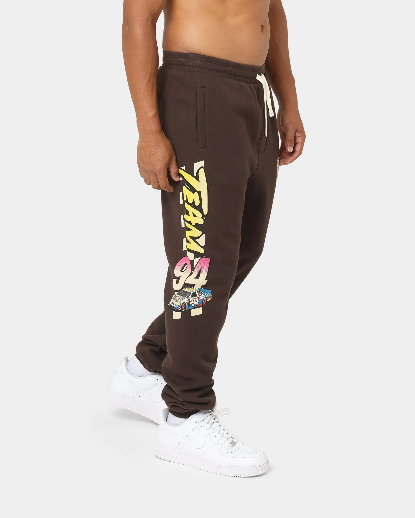 NASCAR NASCAR Team '94 Baggy Track Pants Chocolate Brown