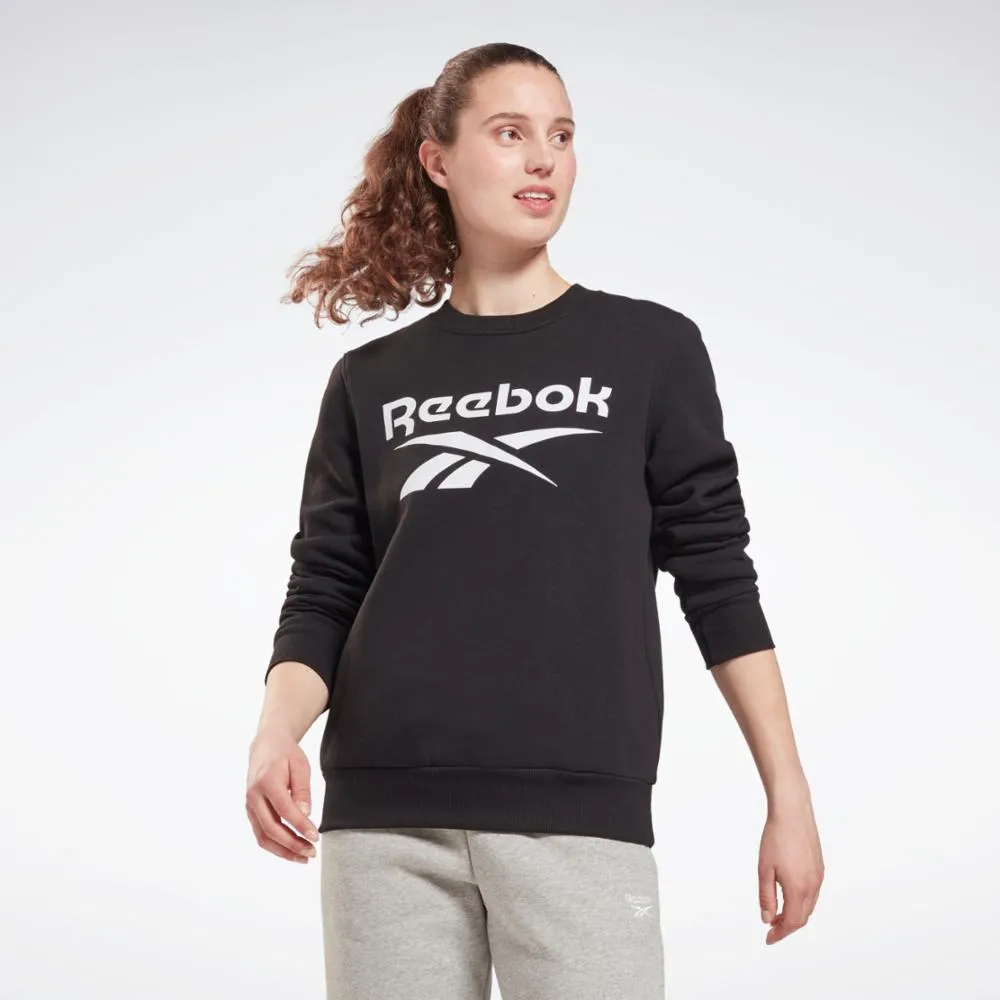 Reebok Apparel  Women's Ri Bl Fleece Crew Reebok Training App Women Black Reg