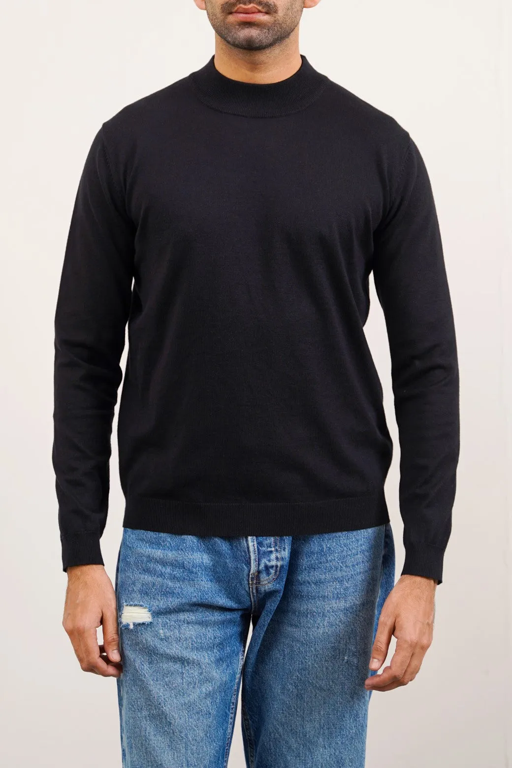 REGULAR RIBBED-KNIT JUMPER