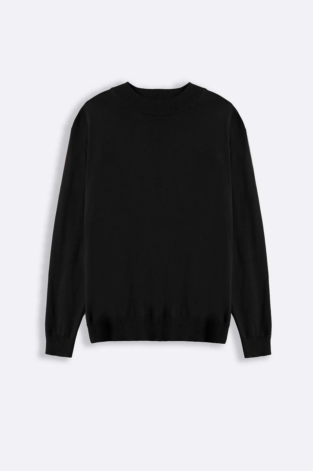 REGULAR RIBBED-KNIT JUMPER