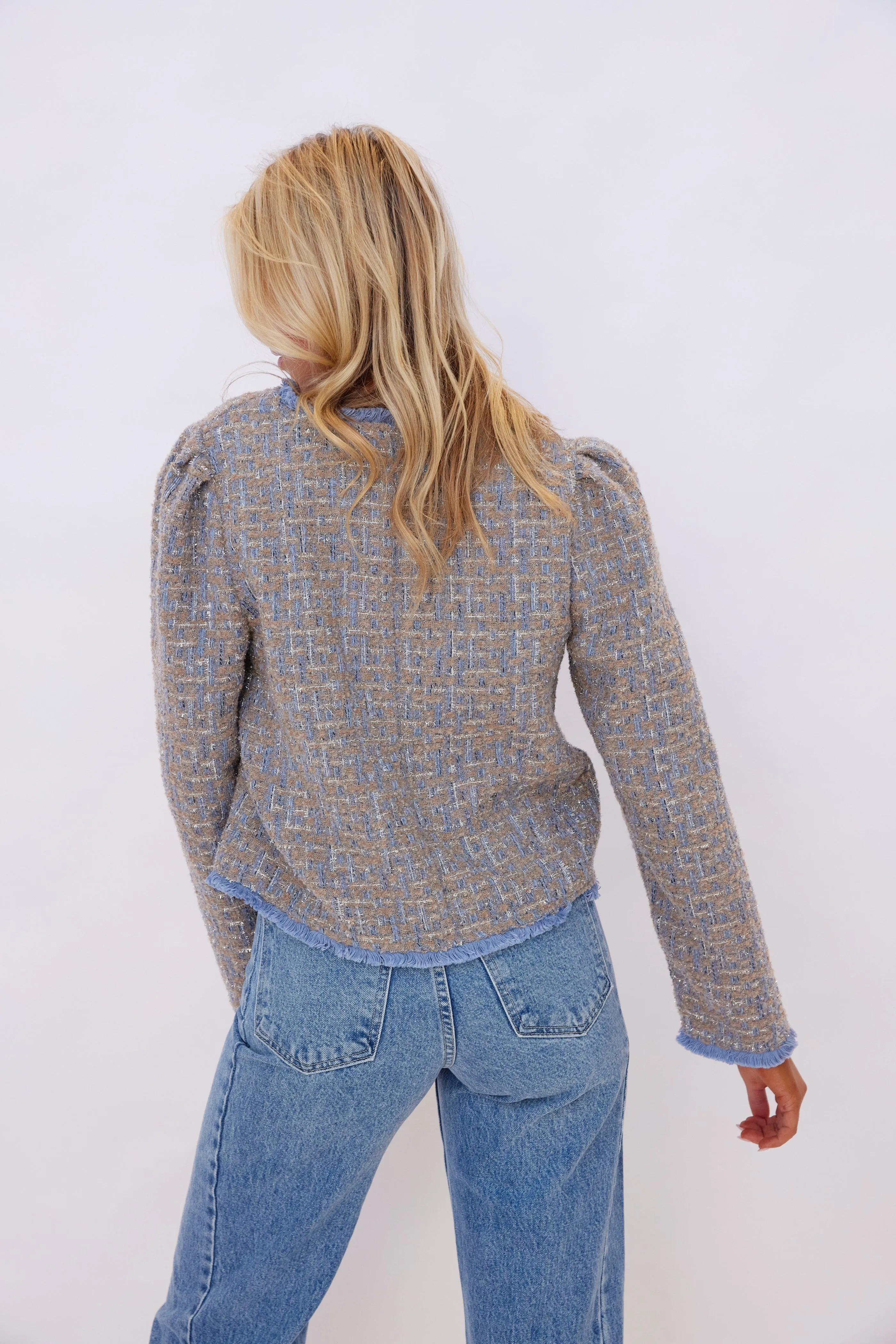 SALE - Lacie Pearl Accent Tweed Jacket