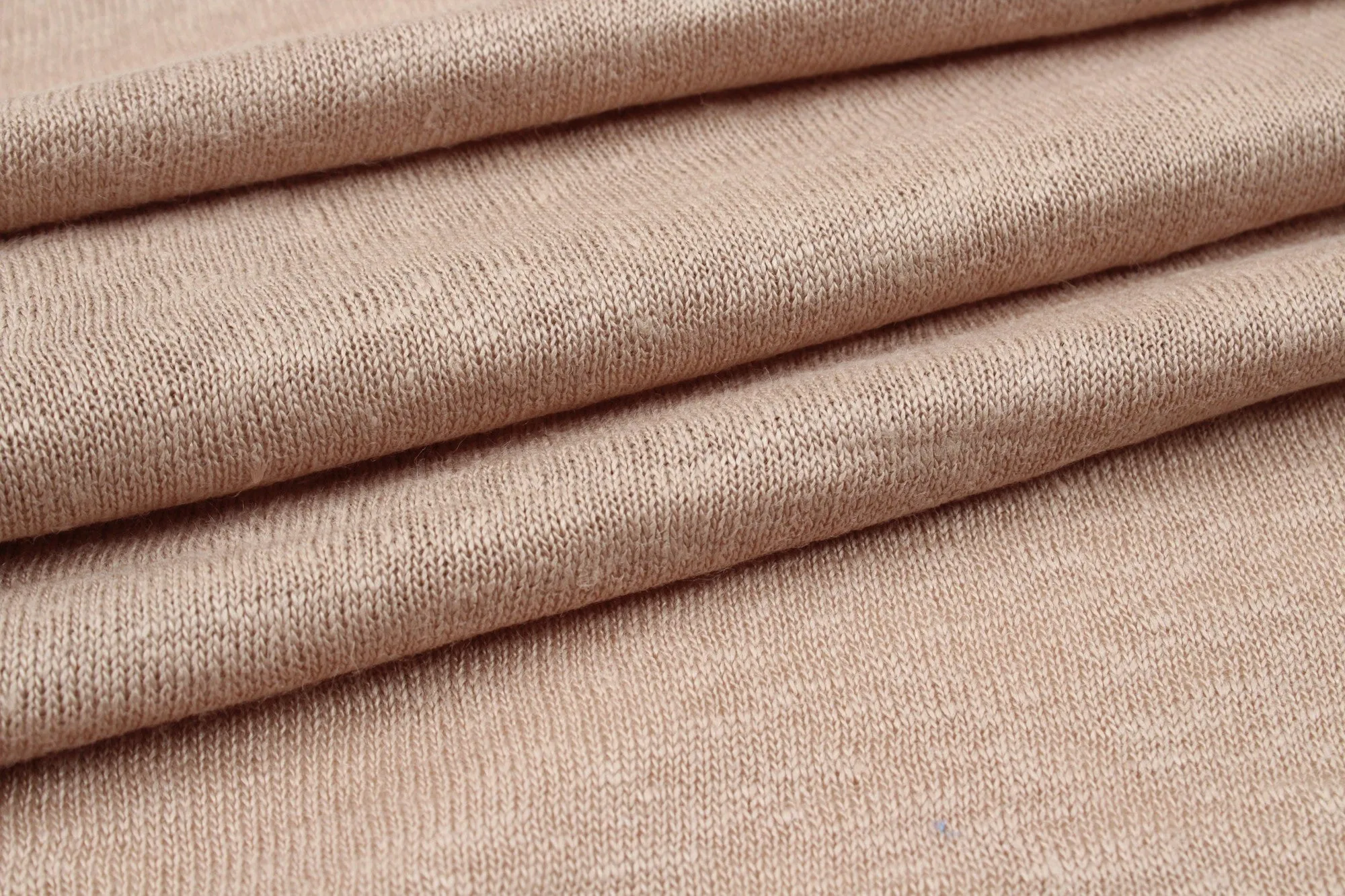 Soft Linen Single Jersey - Guilded Beige