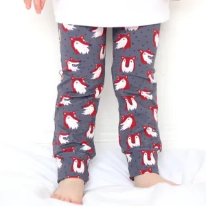 Steel Fox Print Leggings