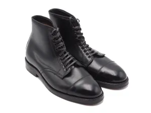 Straight Cap Toe Boot Black Cordovan