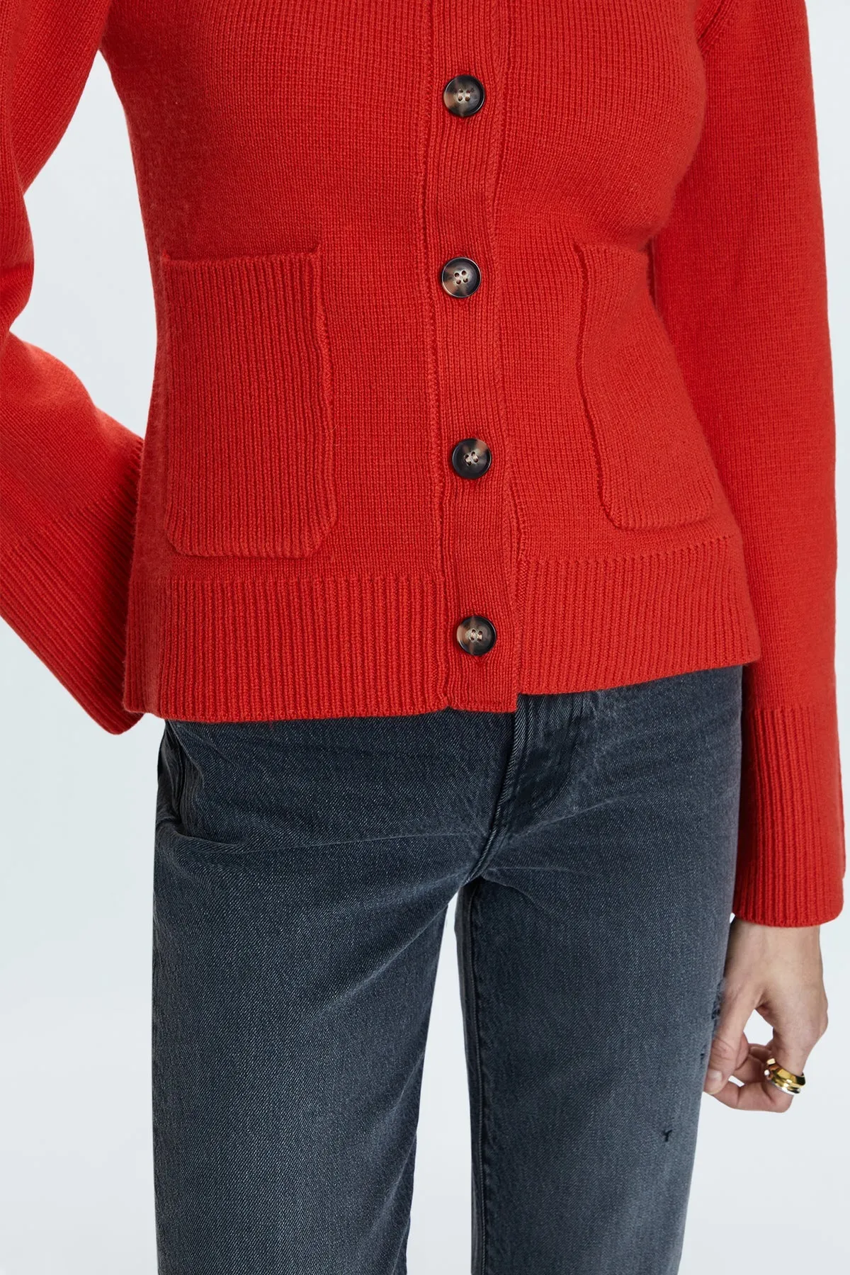 The Dani Cardigan - Rouge