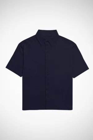 Unisex Oversized Shirt Navy Blue