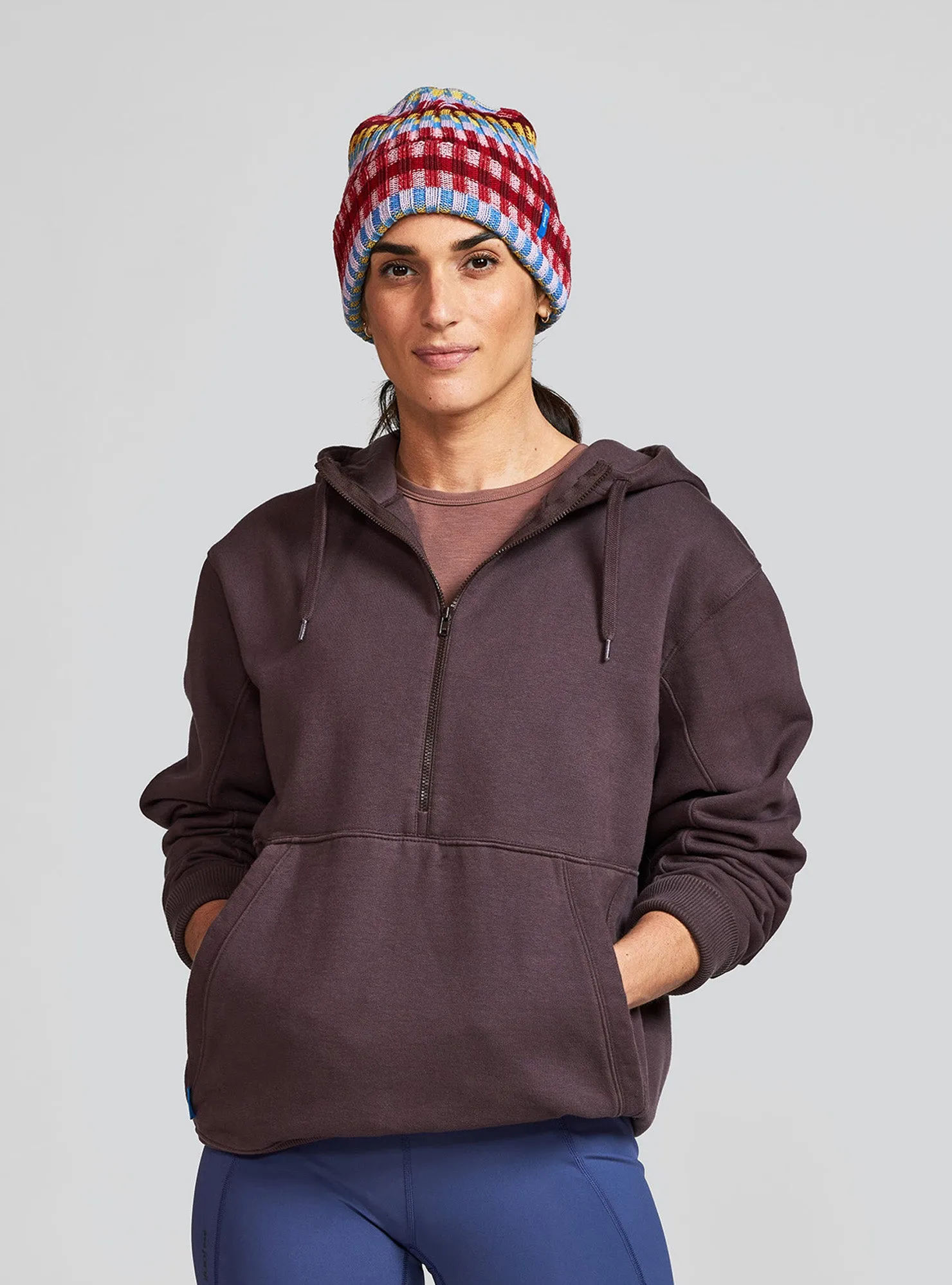 Unisex Runaround Half-Zip Hoodie