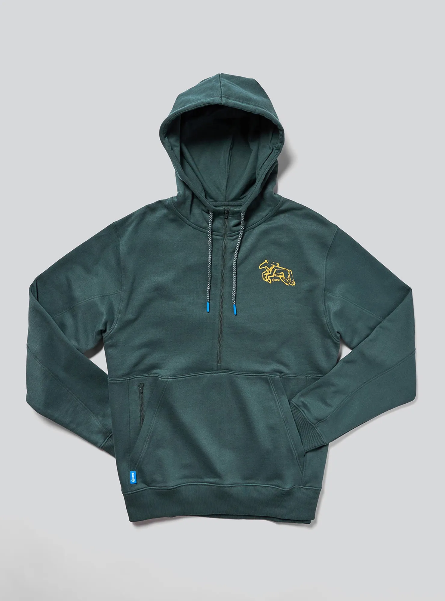 Unisex Runaround Half-Zip Hoodie