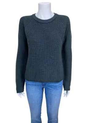 Velvet by Graham & Spencer Women's Paticia Wool Blend Sweater Pine Size M