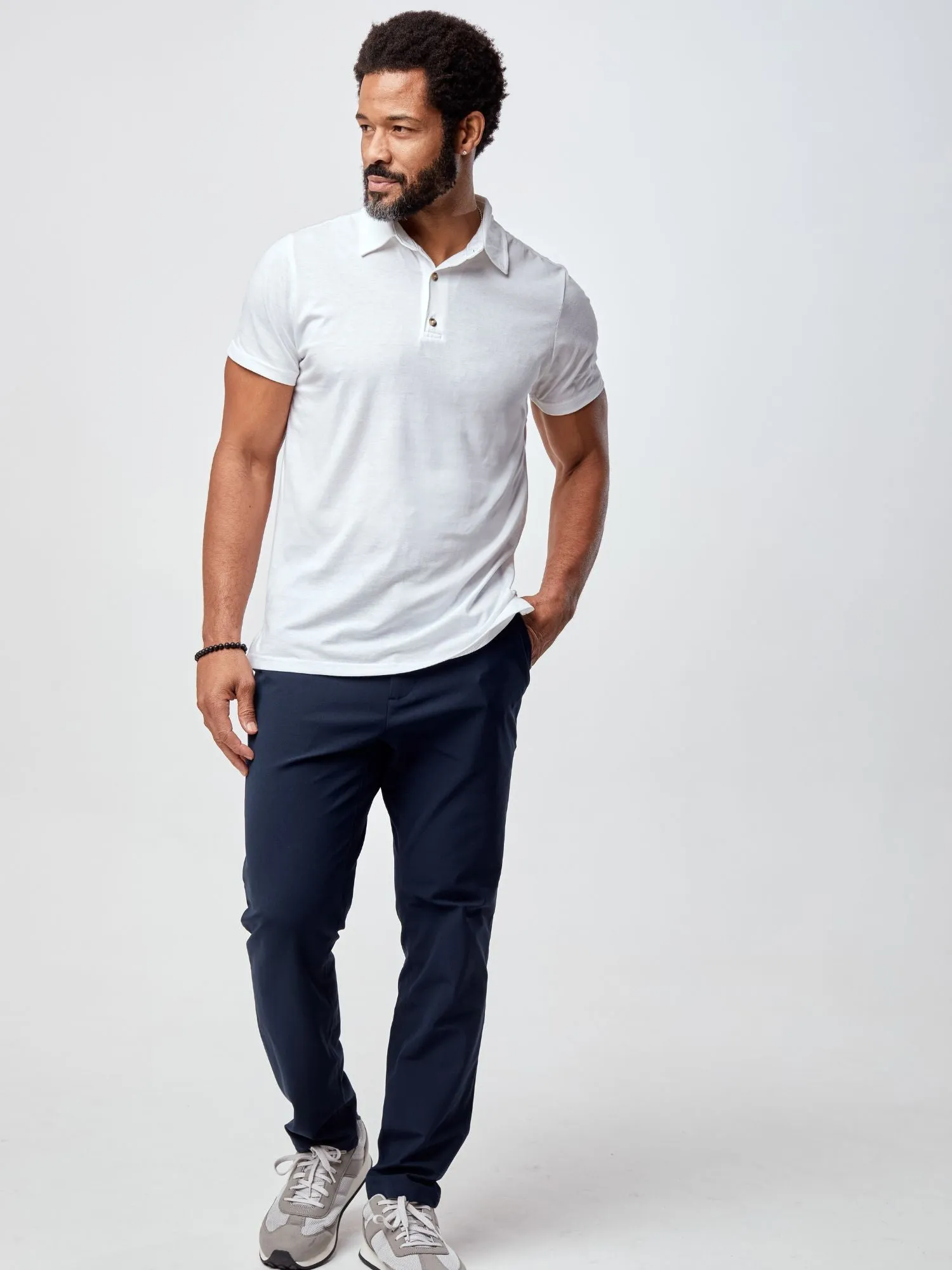 White Torrey Polo